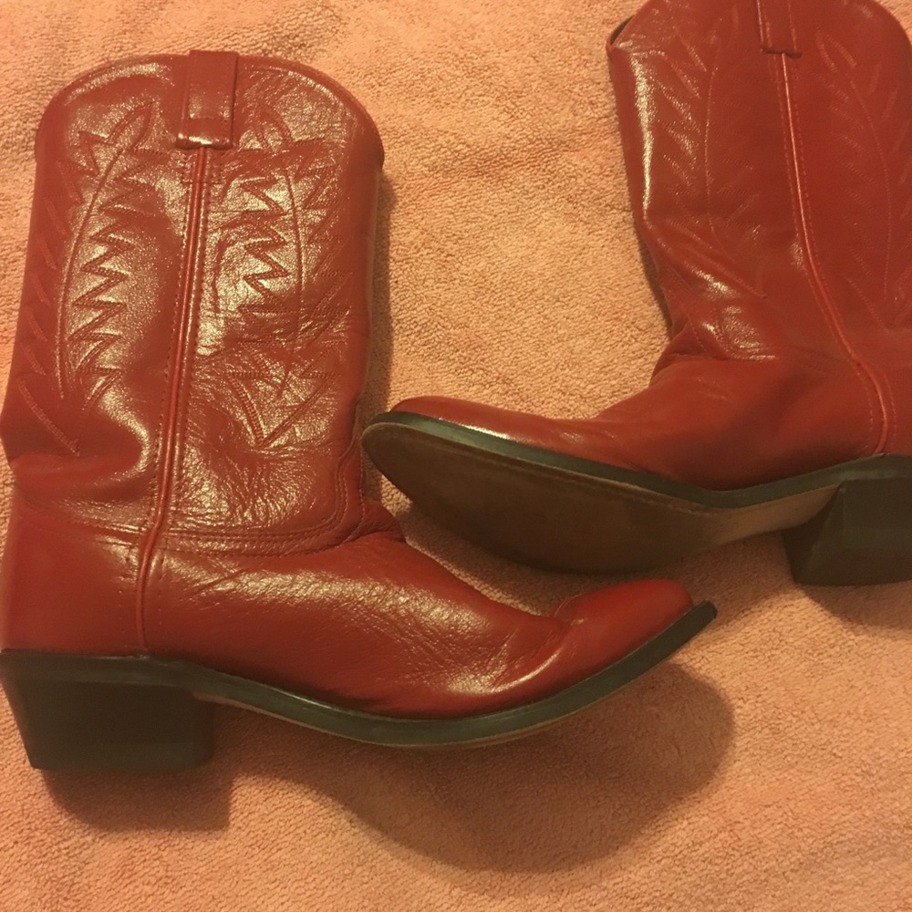 Leather Cowgirl boots